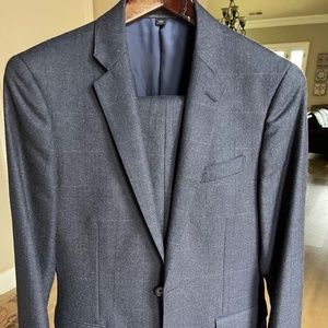 $489 JCREW LUDLOW SLIM WOOL SUIT 38S NAVY jacket blazer pants 30x30